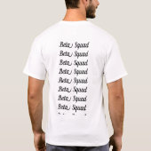 Beta Squad T-Shirt (Rückseite)