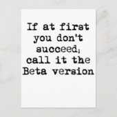 Beta-Version Postkarte (Vorderseite)