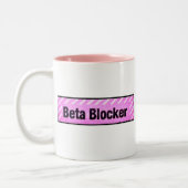 BETAblocker-KAFFEE-TASSE Zweifarbige Tasse (Links)