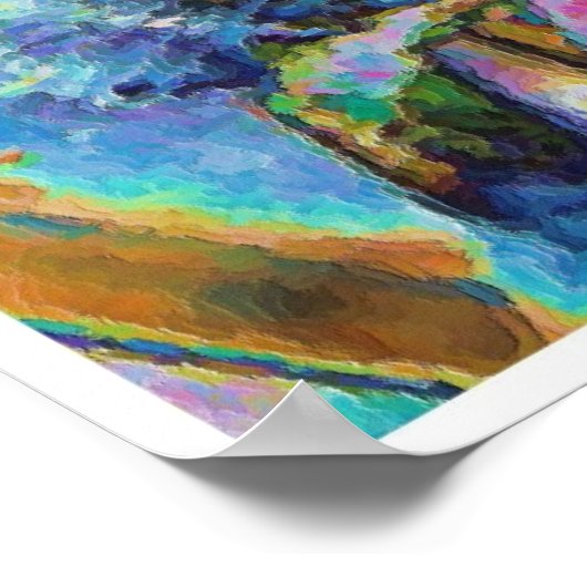 Betafisch 1 poster (Ecke)