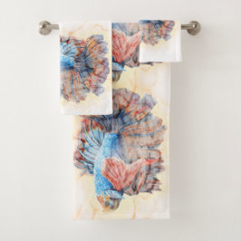 Betafisch Badhandtuch Set