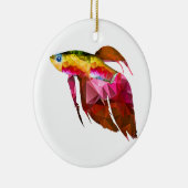 Betafische für Polygon-Mosaik-Rosa Keramikornament (Rechts)