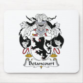Betancourt Familienwappen Mousepad (Vorne)