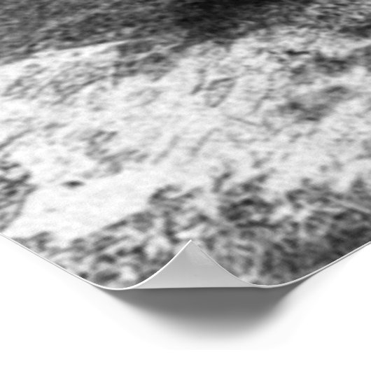 Betankung Bipedalpanzer B/W Poster (Ecke)