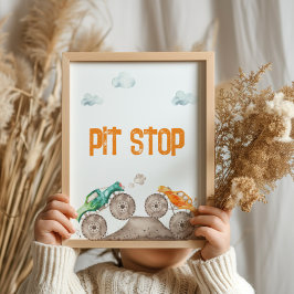 Betankungsstation Monster Bash Poster