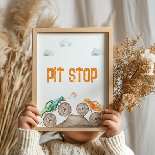 Betankungsstation Monster Bash Poster