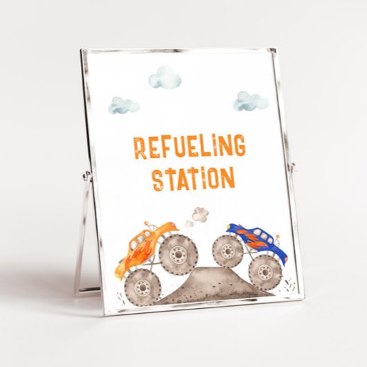 Betankungsstation Monster Bash Poster