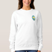 Betasigma-Phi-Sweatshirt (oval) Sweatshirt (Vorderseite)