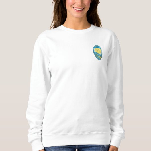 Betasigma-Phi-Sweatshirt (oval) Sweatshirt (Vorderseite)