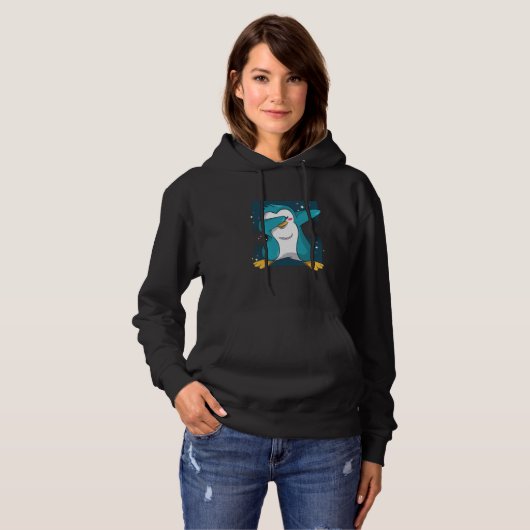 Betäubung Penguin Dab Penguin Hoodie (Vorne ganz)