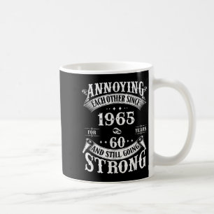 Betäubung seit 1965 60 Jahre & Stil Kaffeetasse