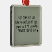 Betäubungsmittel-anonyme 3. ornament aus metall (Rechts)