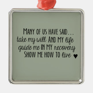 Betäubungsmittel-anonyme 3. ornament aus metall