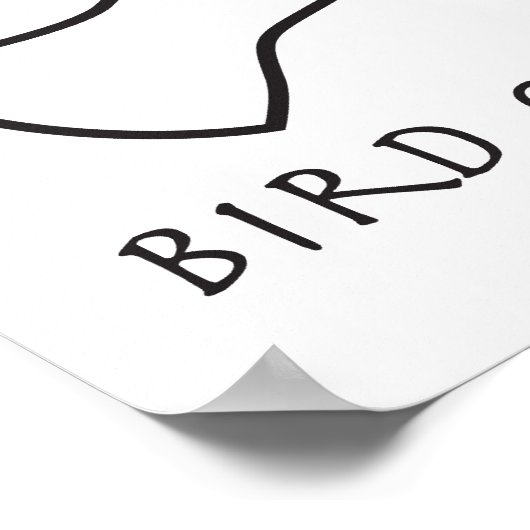 Betäubungsvogel Poster (Ecke)