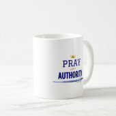 Bete bei der Tasse der Behörde - Krone und Schwert (VorderseiteRechts)