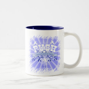 Bete, bis etwas geschieht zweifarbige tasse