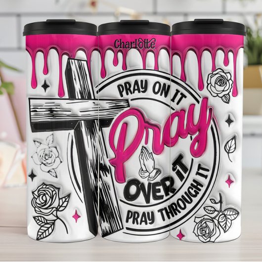 Bete darüber thermosbecher