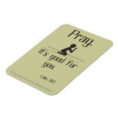 Bete, dass es gut für dich ist magnet (Linke Seite)