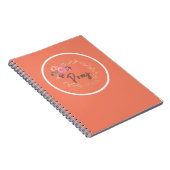 Bete die Schrift mit farbenfrohen Aquarellfarben-B Notizblock (Rechte Seite)