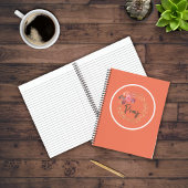 Bete die Schrift mit farbenfrohen Aquarellfarben-B Notizblock