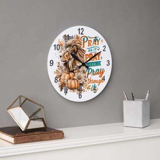 Bete drauf... große wanduhr (Büro)