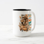 Bete drauf... zweifarbige tasse (VorderseiteRechts)