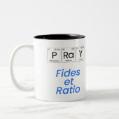 Bete: Fides et Ratio Zweifarbige Tasse (Links)