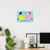 Bete für das Land Poster (Heimbüro)