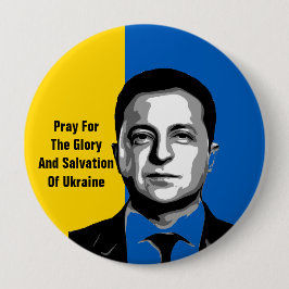 Bete für den Ruhm und die Rettung der Ukraine Button