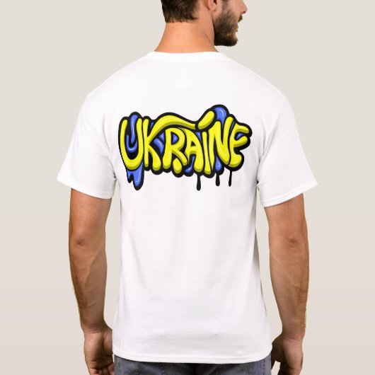 Bete für den T - Shirt in der Ukraine (Rückseite)