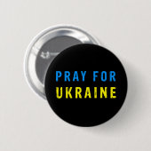Bete für die Ukraine Button (Vorne & Hinten)