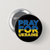 Bete für die Ukraine Button (Vorne & Hinten)