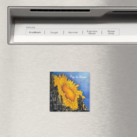 Bete für die Ukraine Magnet (In Situ (Geschirrspüler))