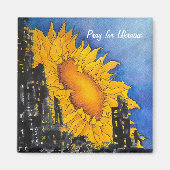 Bete für die Ukraine Magnet (Vorne)