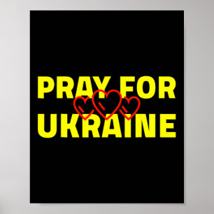 Bete Für Die Ukraine Mit Ukraine-Shirt Bete Für Di Poster