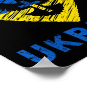 Bete für die Ukraine Poster (Ecke)