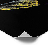 Bete für die Ukraine, realistische Paar mit Händen Poster (Ecke)