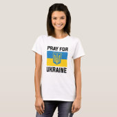Bete für die Ukraine T-Shirt (Vorne ganz)