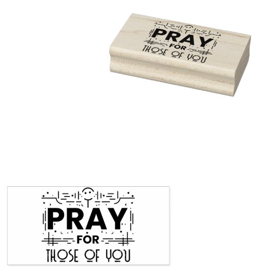 Bete für die von dir gummistempel (Stempel)