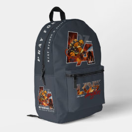 Bete für Los Angeles ( 2 ) | Bedruckter Rucksack