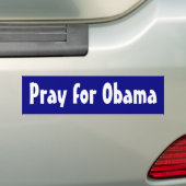 Bete für Obama Autoaufkleber (Auf Auto)