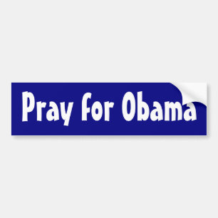 Bete für Obama Autoaufkleber