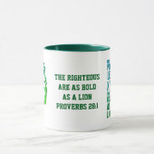 Bete für POPE LEO XIV Bold Lion Christlich katholi Tasse (Zentrum)