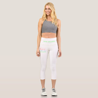 Bete für sichere Kinder Capri Leggings