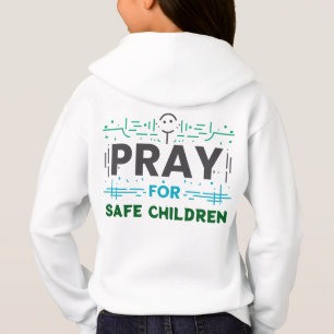 Bete für sichere Kinder Hoodie