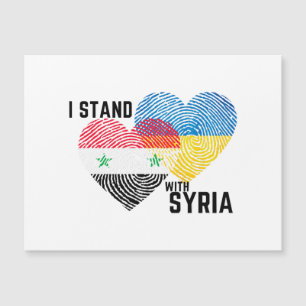 Bete für Syrien Magnetkarte