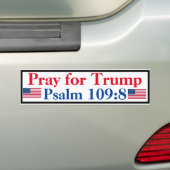 Bete für Trump Psalm 109:8 Autoaufkleber (Auf Auto)