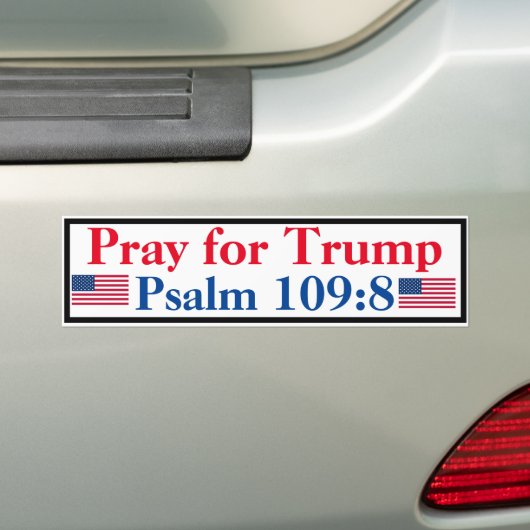 Bete für Trump Psalm 109:8 Autoaufkleber (Auf Auto)