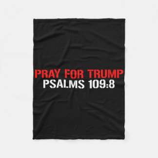 Bete für Trump Psalms 1098 Fleecedecke