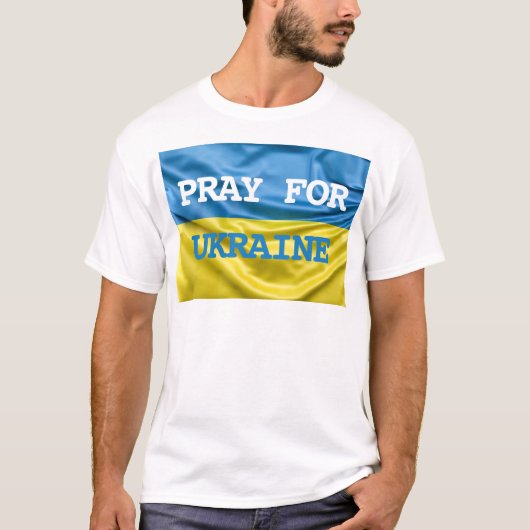 Bete für Ukraine Unisex T - Shirt (Vorderseite)